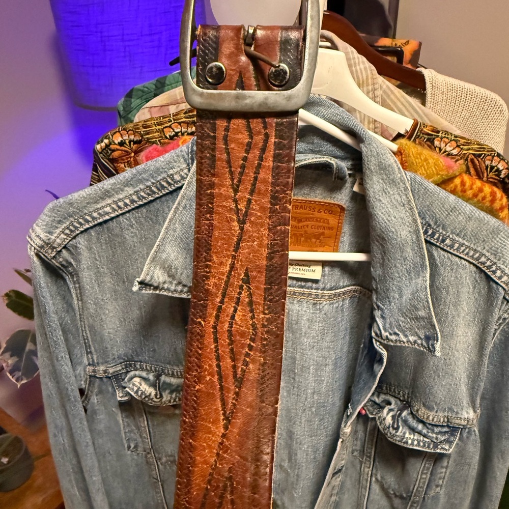 Brown Leather Belt